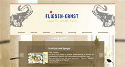 Desktop Screenshot of fliesenernst.de