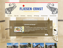 Tablet Screenshot of fliesenernst.de